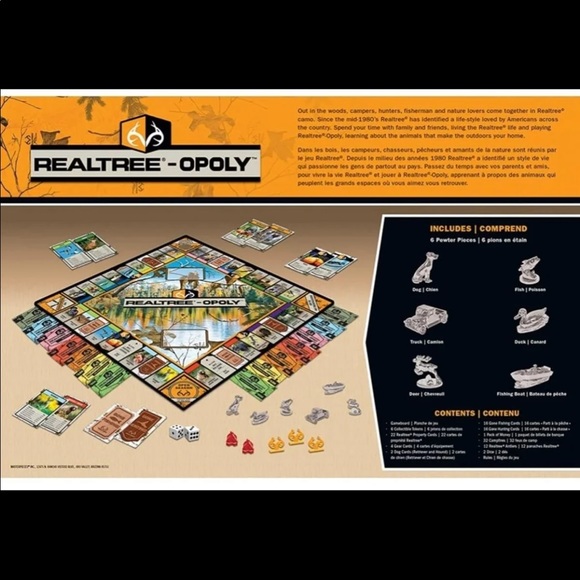 MasterPieces Games Masterpieces Realtree Opoly Board Game